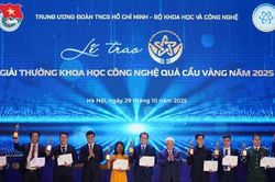 Quả cầu vàng 2026: Tôn vinh tài năng trẻ trong 10 lĩnh vực công nghệ chiến lược quốc gia