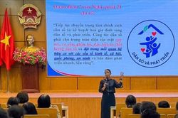Phường Ngọc H&agrave; phổ biến Luật D&acirc;n số mới, th&iacute;ch ứng với gi&agrave; h&oacute;a d&acirc;n số