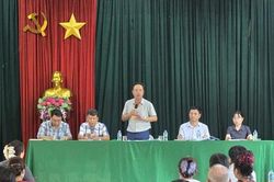 Xã Hồng Vân: 147 hộ dân đồng thuận phương án bồi thường dự án Khu đô thị thể thao quốc tế
