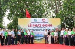 Xã Suối Hai phát động phong trào vì Thủ đô xanh - sạch - đẹp