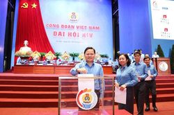 Bầu 135 Ủy viên Ban Chấp hành Tổng Liên đoàn Lao động Việt Nam khóa mới