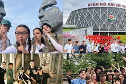 Giới trẻ chinh phục 'nóc nhà' của Ba Vì, đi cáp treo vượt biển dài nhất thế giới