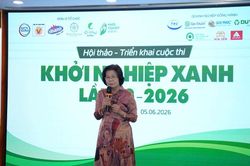 Khởi nghiệp Xanh 2026 chuyển trọng tâm từ ý tưởng sang phát triển doanh nghiệp