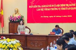 Đoàn kiểm tra Trung ương thông qua dự thảo kết quả kiểm tra tại An Giang