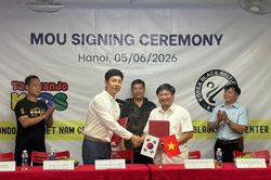 Thắt chặt tình hữu nghị Việt Nam – Hàn Quốc qua giao lưu Taekwondo trẻ