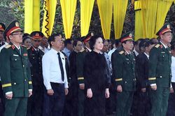 Phó Thủ tướng Phạm Thị Thanh Trà dự Lễ truy điệu, an táng hài cốt liệt sĩ tại Quảng Ngãi
