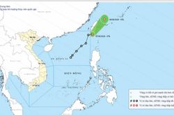 Áp thấp nhiệt đới di chuyển ra ngoài Biển Đông