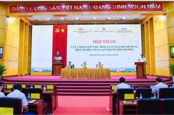 Hoàn thiện thể chế, kiến tạo phát triển xanh