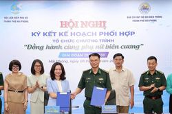Hợp tác giữa Bộ đội Biên phòng và Hội Phụ nữ Hải Phòng hướng tới phụ nữ biên cương