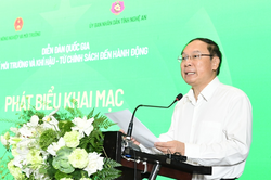 Môi trường không thể tiếp tục là lĩnh vực 'đi sau' xử lý hệ quả