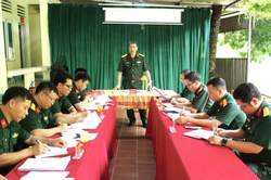 Bộ CHQS tỉnh Tuyên Quang kiểm tra kết quả thực hiện chiến dịch tìm kiếm, quy tập, xác định danh tính hài cốt liệt sĩ