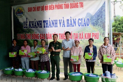 Bộ đội Biên phòng tỉnh Quảng Trị: Khánh thành 23 ngôi nhà tặng đồng bào biên giới