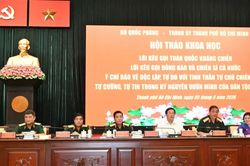 Bộ Quốc phòng phối hợp với Thành ủy TPHCM tổ chức hội thảo khoa học