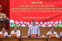 Đồng chí Nguyễn Phước Lộc: Không để khoảng cách địa lý cản trở việc chăm sóc sức khỏe người dân