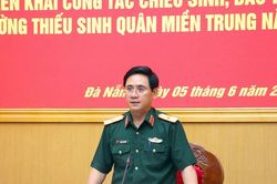 Ưu tiên con em vùng khó khăn, cách mạng vào Trường Thiếu sinh quân miền Trung