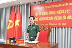 Tổng cục Chính trị kiểm tra công tác Đảng tại Vùng Cảnh sát biển 4