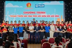 Thanh thiếu nhi hành động hướng tới ứng phó với biến đổi khí hậu