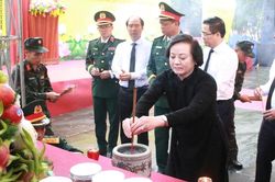 Phó Thủ tướng Phạm Thị Thanh Trà dự lễ khai quật, tìm kiếm mộ liệt sĩ ở Quảng Ngãi
