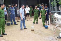 Công an xác minh hiện tượng lửa tự bốc cháy trên nền bê tông