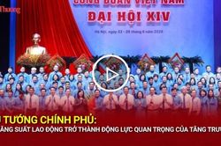Thủ tướng Chính phủ: Đưa năng suất lao động trở thành động lực quan trọng của tăng trưởng