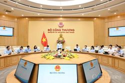 Bộ trưởng Lê Mạnh Hùng làm việc với các đơn vị về hội nhập kinh tế quốc tế