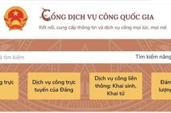 Cổng Dịch vụ công quốc gia vận hành trên nguyên tắc nào?