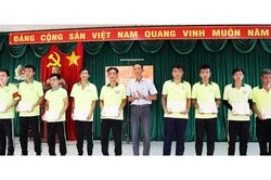 30 học viên tại Cơ sở cai nghiện ma túy số 2 được cấp chứng chỉ nghề