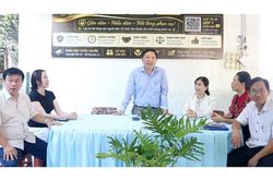 Xã An Châu ra mắt mô hình 'Cà phê công vụ - vì dân phục vụ'
