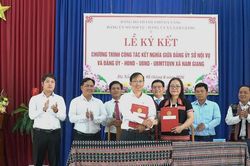 Sở Nội vụ Đ&agrave; Nẵng kết nghĩa với x&atilde; Nam Giang, hỗ trợ ph&aacute;t triển to&agrave;n diện