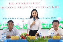 Xã Tân Khánh Trung: Lấy ý kiến đóng góp dự thảo hồ sơ khoa học đề nghị xã An toàn khu
