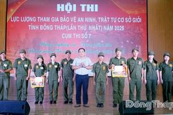 S&ocirc;i nổi Hội thi 'Lực lượng tham gia bảo vệ an ninh, trật tự ở cơ sở giỏi' Cụm thi số 7