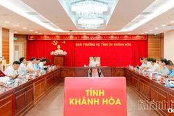 Ban Thường vụ Tỉnh ủy Khánh Hòa cho ý kiến đối với nhiều nội dung quan trọng