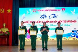 Bế mạc Hội thi cán bộ đoàn giỏi và tuyên truyền viên trẻ trong lực lượng vũ trang tỉnh