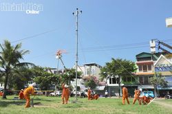 Công ty Cổ phần Điện lực Khánh Hòa diễn tập phòng, chống thiên tai và tìm kiếm cứu nạn