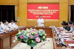 Hội nghị thông qua dự thảo Báo cáo kết quả kiểm tra đợt 2 năm 2026 đối với Ban Thường vụ Tỉnh ủy Lai Châu