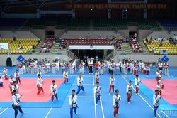Gần 200 vận động viên tranh tài tại Giải Vô địch Taekwondo tỉnh Lào Cai năm 2026