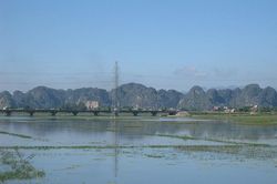 Ninh Bình hạn chế giao thông đường thủy nội địa trên sông Bôi từ ngày 6/6 để khoan thăm dò địa chất cầu Đế