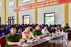 Tuyên truyền phòng chống đuối nước, tai nạn thương tích và phòng cháy, chữa cháy cho đoàn viên, thanh niên xã Khánh Thiện