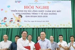 Triển khai dự án lồng ghép chăm sóc mắt vào chương trình y tế học đường, giai đoạn 2025 - 2030
