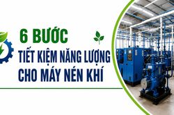 6 bước tiết kiệm năng lượng cho máy nén khí
