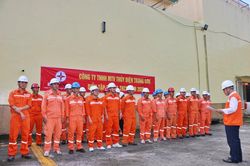 Thủy điện Trung Sơn diễn tập phòng, chống thiên tai và tìm kiếm cứu nạn trước mùa mưa bão năm 2026