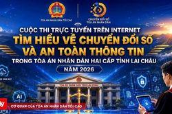 TAND hai cấp tỉnh Lai Châu tổ chức cuộc thi trực tuyến về chuyển đổi số và an toàn thông tin