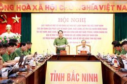 Đoàn thanh tra Bộ Công an lấy ý kiến dự thảo kết luận thanh tra tại tỉnh Bắc Ninh