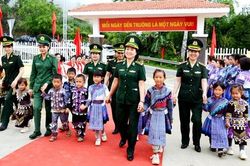 Khánh thành đưa vào sử dụng 6 điểm trường, tại 3 xã biên giới Lào Cai