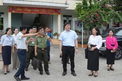 Đoàn kiểm tra số 3 kiểm tra công tác chuẩn bị Kỳ thi tốt nghiệp THPT năm 2026