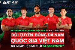 Đội tuyển Việt Nam lần đầu hiện diện chính thức trên EA Sports FC