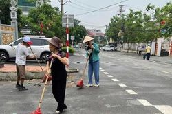 Xã Thiên Lộc ra quân hưởng ứng phong trào toàn dân chung tay bảo vệ môi trường