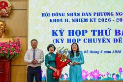 Đồng chí Đỗ Thị Duy Nhiên giữ chức Chủ tịch HĐND phường Ngọc Hà