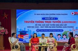 Phường Xuân Phương tổ chức thành công livestream hỗ trợ tuyển sinh đầu cấp năm học 2026 – 2027