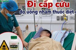 Say rượu, nam thanh niên 22 tuổi ở Điện Biên uống nhầm thuốc diệt cỏ